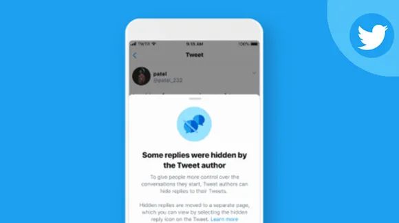 Twitter hide replies
