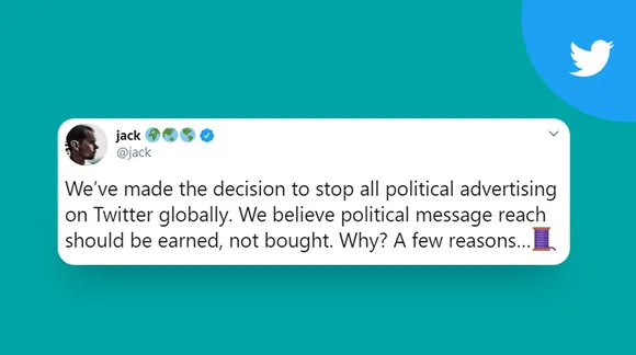 Twitter political advertising