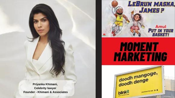 Priyanka Khimani on Moment marketing
