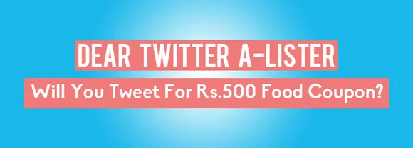 Twitter A listers and Influencer campaigns