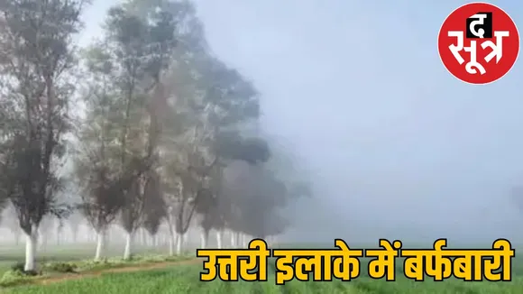 Snowfall in Chhattisgarh 5 thousand acres Tau crop destroyed