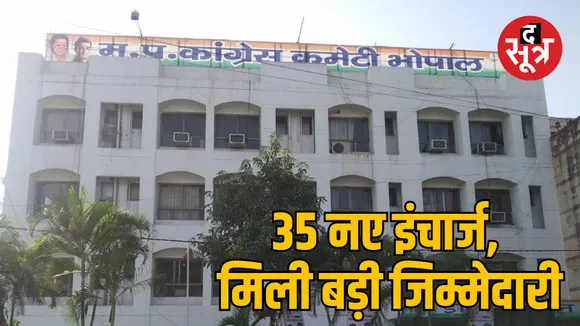 madhya pradesh congress reshuffle new incharges co incharges appointments