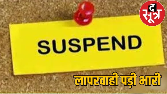 Bilaspur Municipal Corporation election Patwari suspended the sootr