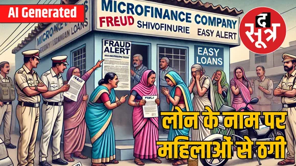 shivpuri loan fraud women cheated