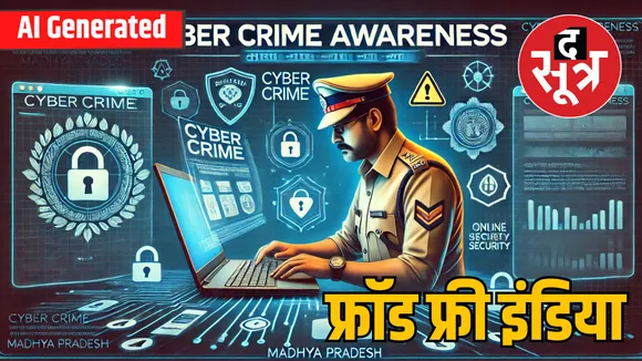 bhopal SI Bharat Lal Prajapati website raise awareness against cyber crimes