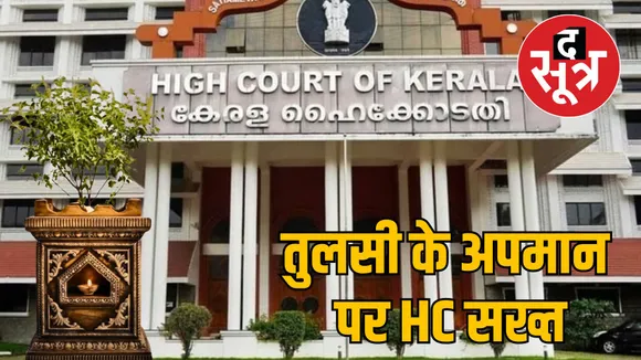 kerala high court tulsi plant disrespect