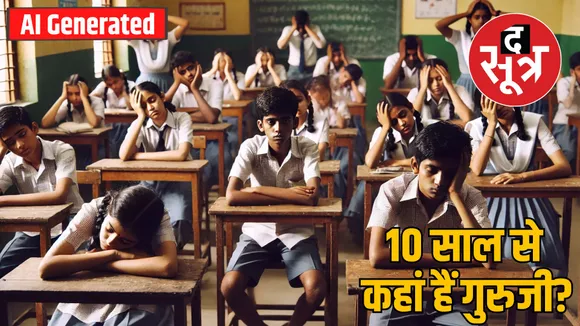 rewa teacher absence education crisis