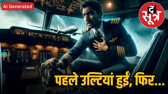 air india pilot heart attack 