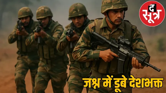 Operation Sindoor Strike on 9 terrorist hideouts fireworks all around the sootr