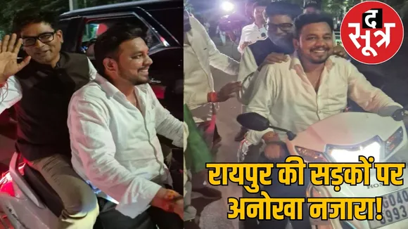 Finance Minister's Activa ride stuck in traffic jam the sootr