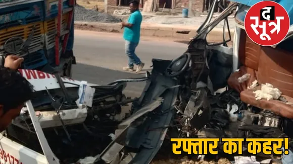 Driver dies 6 injured collision between ambulance truck chattisgarh the sootr