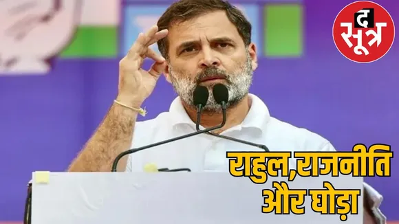 After Rahul's statement, horse came into politics, BJP said he is running a stud farm, not a party the sootr