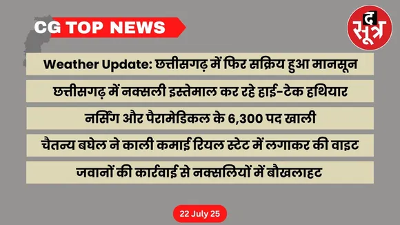 CG Top News Big news Chhattisgarh