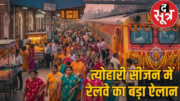 cg-railway-festive-special-trains-2025-durgapuja-diwali-chhath the sootr