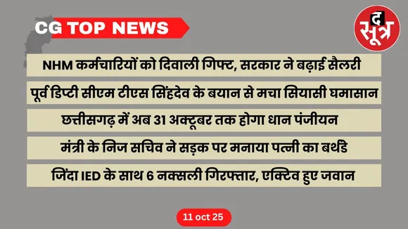 CG Top News Big news Chhattisgarh the sootr
