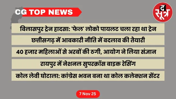 Chhattisgarh Top News big news cg the sootr