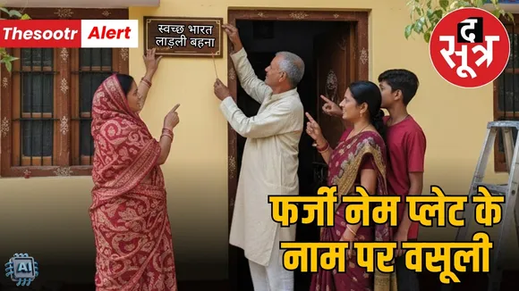 mp-sidhi-ladli-behen-scam-ngo-50-rupees-fake-plate