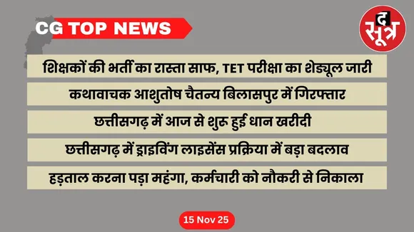 Chhattisgarh Top News cg big news the sootr