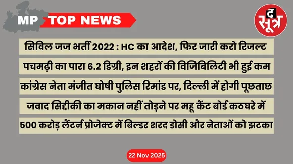 mp top news 22 november