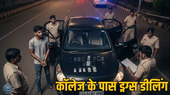 raipur-drugs-smuggling-2-arrested-heroin-23lakh-seized the sootr