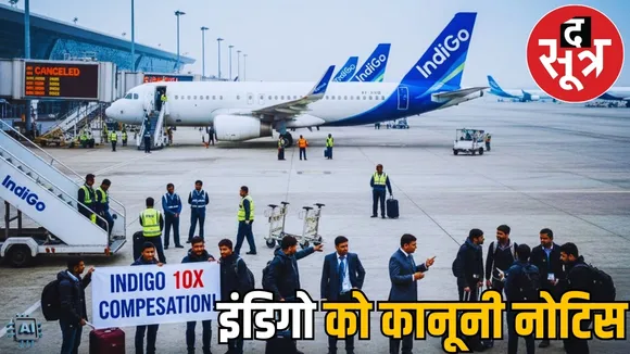 indigo-flight-cancellation-chhattisgarh-society-notice-9000-crore-fine the sootr