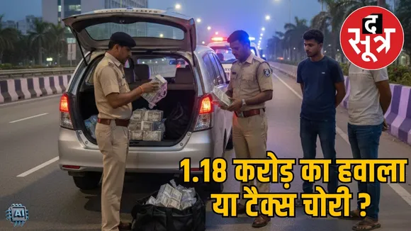 indore police seized 1 crore 18 lakh cash