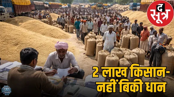 paddy-procurement-crisis-in-chhattisgarh-two-lakh-farmers-left