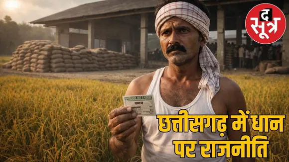 Threshing starts after purchasing paddy in Chhattisgarh, Congress alleges