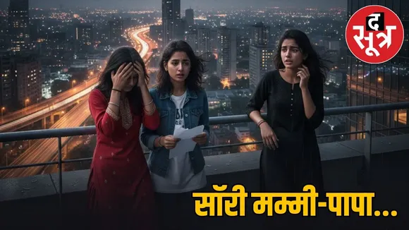 three sisters suicide ghaziabad korean game