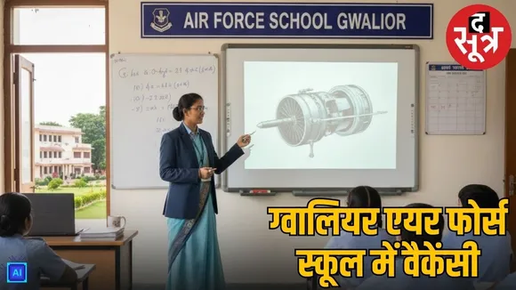 mp gwalior air force school vacancy sarkari naukri