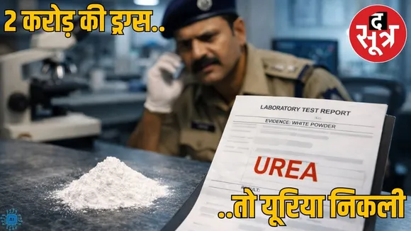 Wow Indore Police identified urea as drugs worth Rs 2 crore by taste and smell