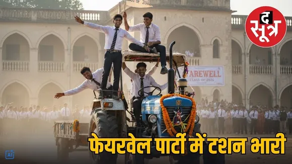 farewell party stunt chhattisgarh police fine