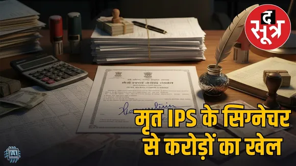 mp security agency scam dead ips fake signature gst fraud