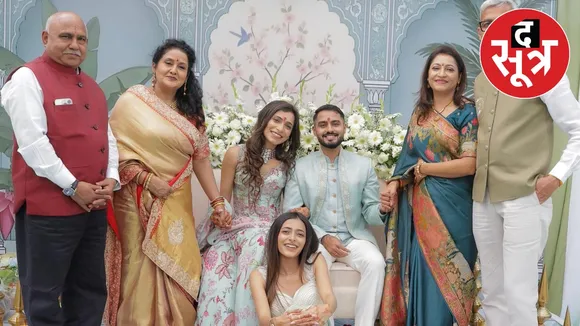 hemant khandelwal son varad wedding engagement ashi mirani