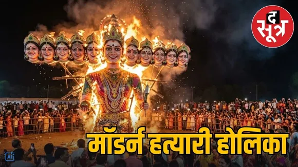 indore modern holika dahan 11 women child murder case