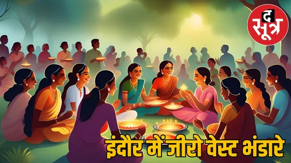 इंदौर में जीरो वेस्ट भंडारे