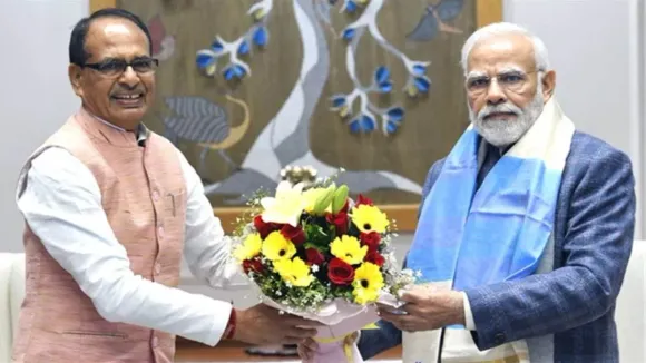 MP News: सीएम शिवराज सिंह चौहान ने पीएम मोदी से की मुलाकात, ग्लोबल  इन्वेस्टर्स समिट को लेकर की चर्चा - cm shivraj singh chouhan met pm modi in  delhi