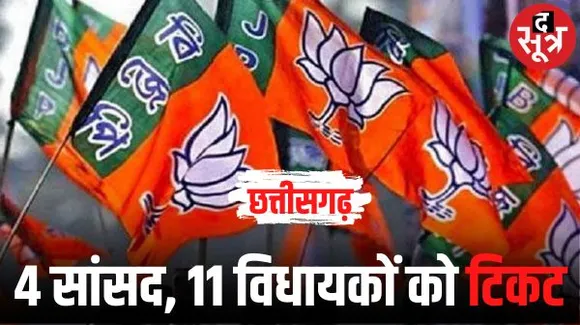छत्तीसगढ़ BJP में अब तक 4 सांसद, 11 विधायकों को टिकट, गोविंदा समेत 43 नए चेहरे मैदान में, साजा से बिरनपुर हिंसा पीड़ित को भी मौका