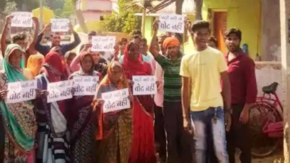 MP में चुनाव बहिष्कार: जमीन के पट्टे ना मिलने और सड़क ना बनने से नाराजगी