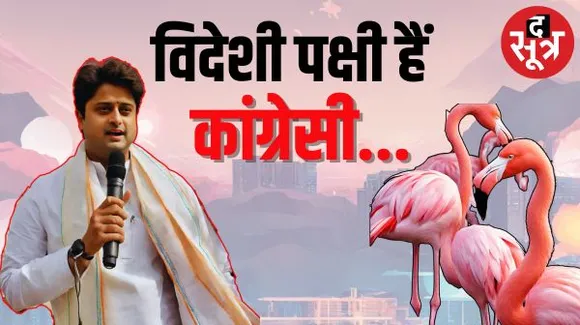 कोलारस में सिंधिया ने कांग्रेसियों को बताया विदेशी पक्षी, बोले- 2018 में कांग्रेस के पास था विकास का लापता मॉडल