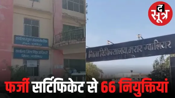ग्वालियर-चंबल अंचल में फर्जी विकलांग सर्टिफिकेट से 66 शिक्षक बने, सभी पर धोखाधड़ी का केस, कलेक्टर से शिकायत के बाद मामले का खुलासा