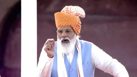 लाल किले से मोदी: 100 लाख करोड़ की योजना से लाखों नौजवानों को रोजगार देंगे
