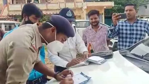 शहडोल : मंत्री रामखेलावन पटेल की कार में लगे थे काले शीशे, पुलिस ने काटा चालान