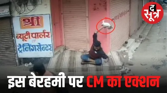 गुना में युवक ने कुत्ते के पिल्ले को बेरहमी से मार डाला, सीएम शिवराज सिंह ने लिया एक्शन