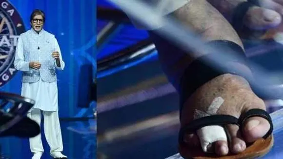 ये महानायक हैं: अमिताभ के पैर की उंगली टूटी, दर्द में भी KBC की शूटिंग कर रहे