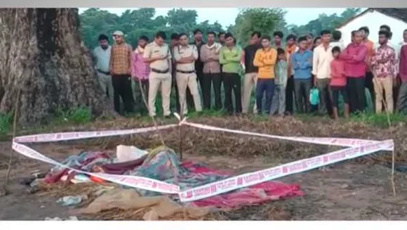 निवाड़ी: दो किसानों की गला रेत कर हत्या, तीसरा बोला- लात मारकर खुद को बचाया 