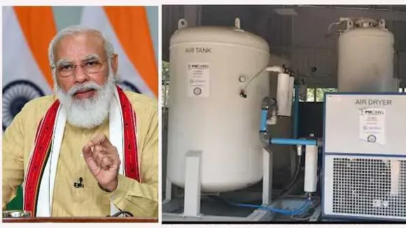 35 राज्यों में ऑक्सीजन प्लांट: मोदी ने किया लोकार्पण, इसमें भोपाल के 2 प्लांट भी शामिल