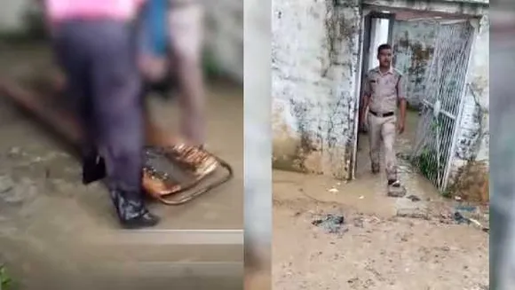 सरकारी लापरवाही: 6 घंटे तक डूबा रहा शव, परिजन का आक्रोश; पानी में किया पोस्टमॉर्टम   