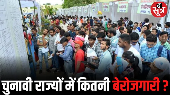 देश में घट रही बेरोजगारी, MP में सबसे कम युवा बेरोजगार, सरकार के सर्वे ने चौंकाया!, जानें चुनाव वाले राज्यों की स्थिति