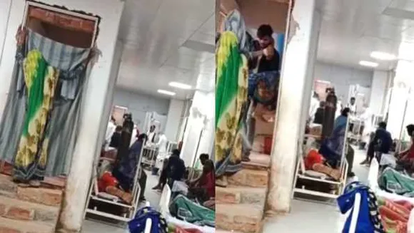 द सूत्र की खबर का असर: ICU टॉयलेट के टूटे दरवाजे में आड़ लगाते थे, ऐसे लग पाया डोर 